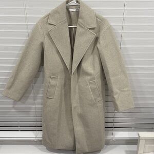 Altar'd State Beige Faux Wool Coat - NWOT